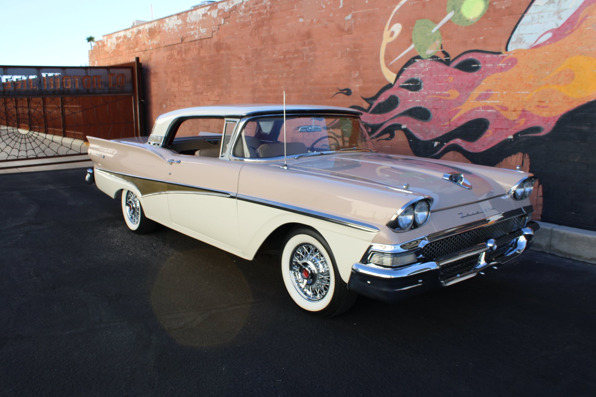1958 Ford Fairlane 500 Skyliner Hardtop Convertible.