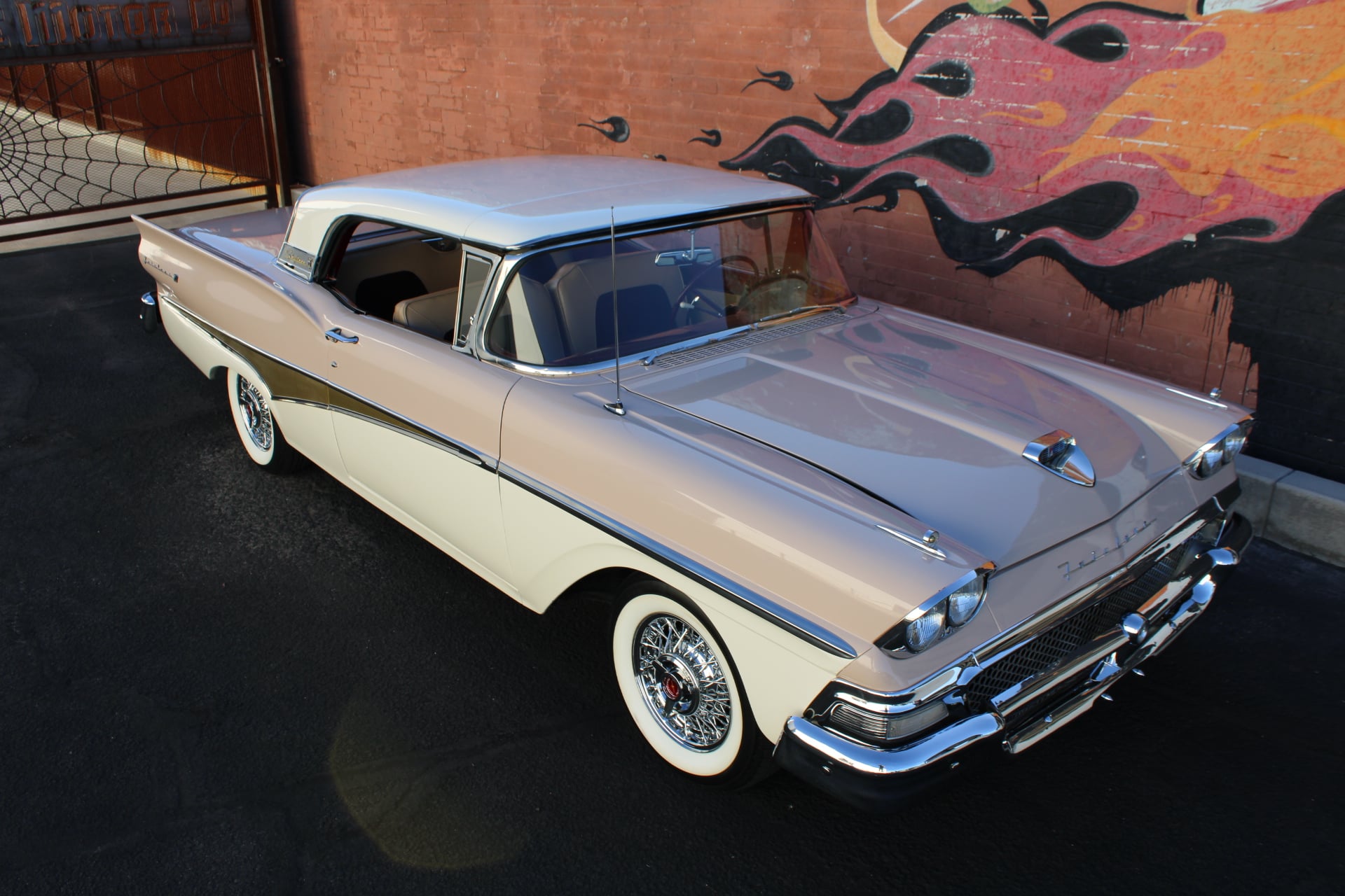 1958 Ford Fairlane 500 Skyliner Hardtop Convertible.