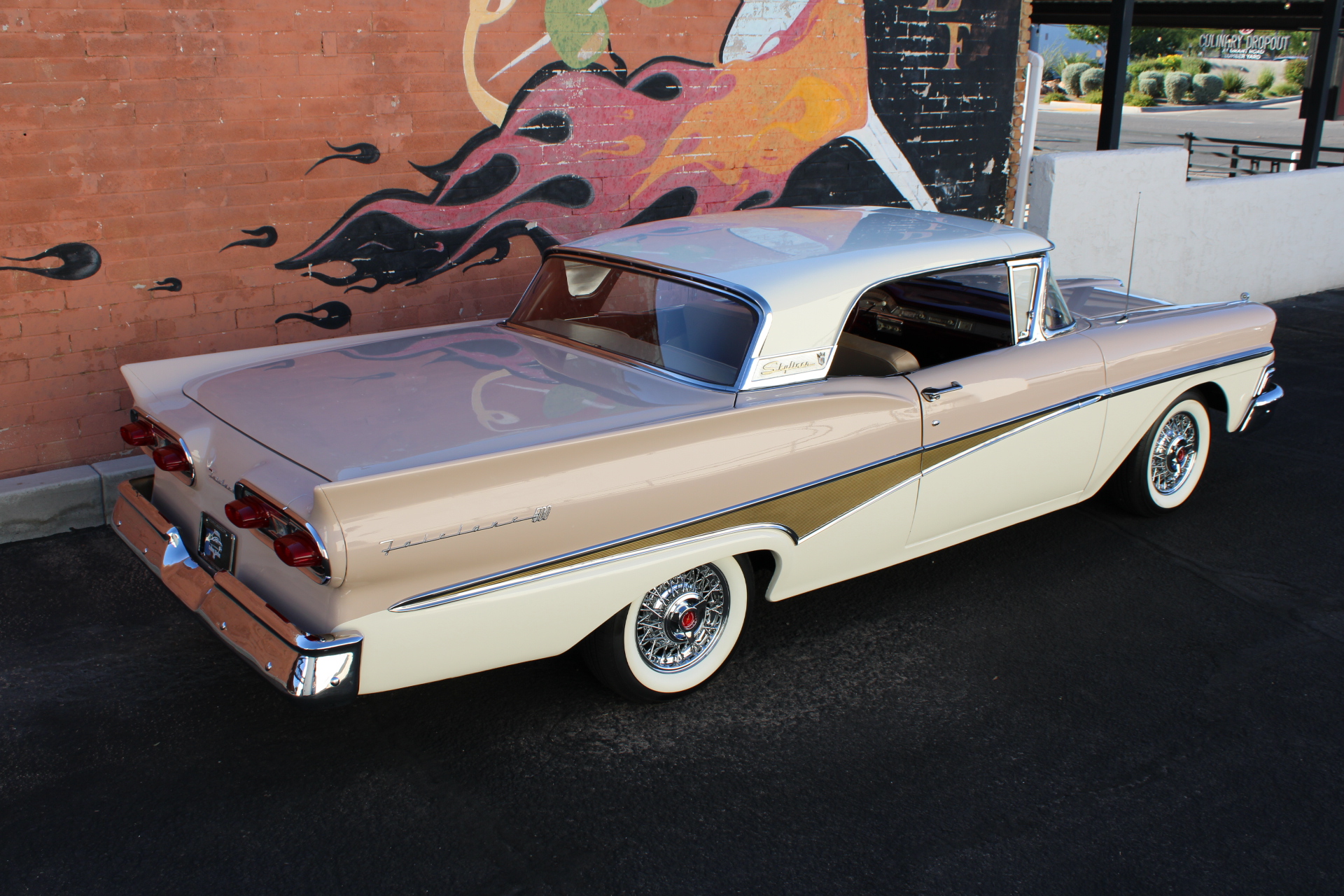 1958 Ford Fairlane 500 Skyliner Hardtop Convertible.
