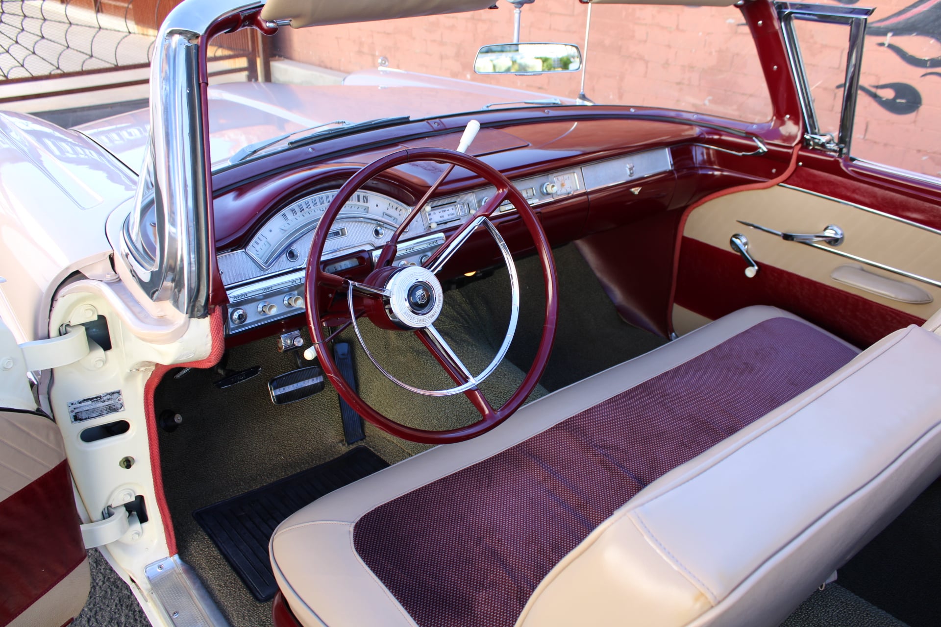 1958 Ford Fairlane 500 Skyliner Hardtop Convertible.