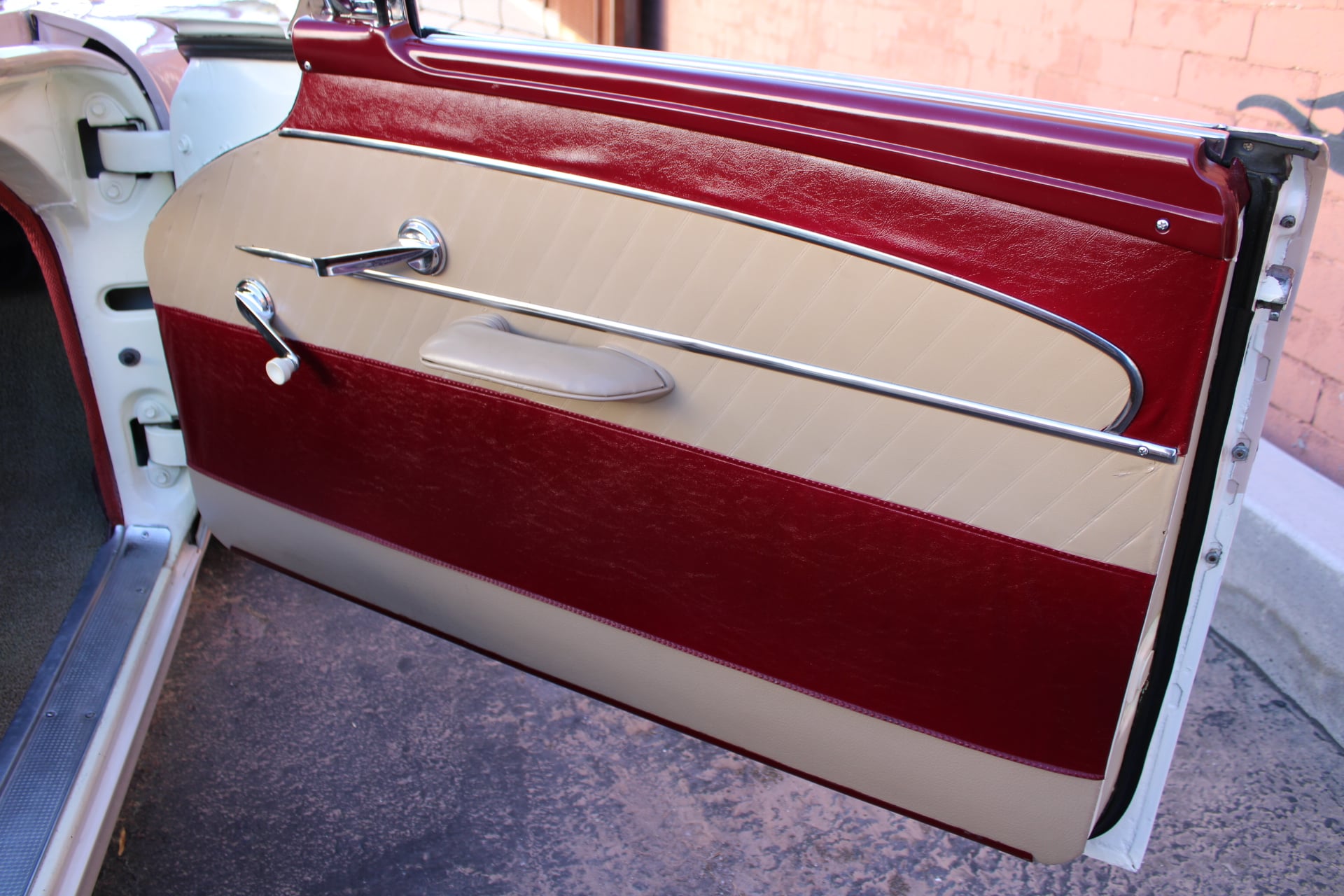 1958 Ford Fairlane 500 Skyliner Hardtop Convertible.