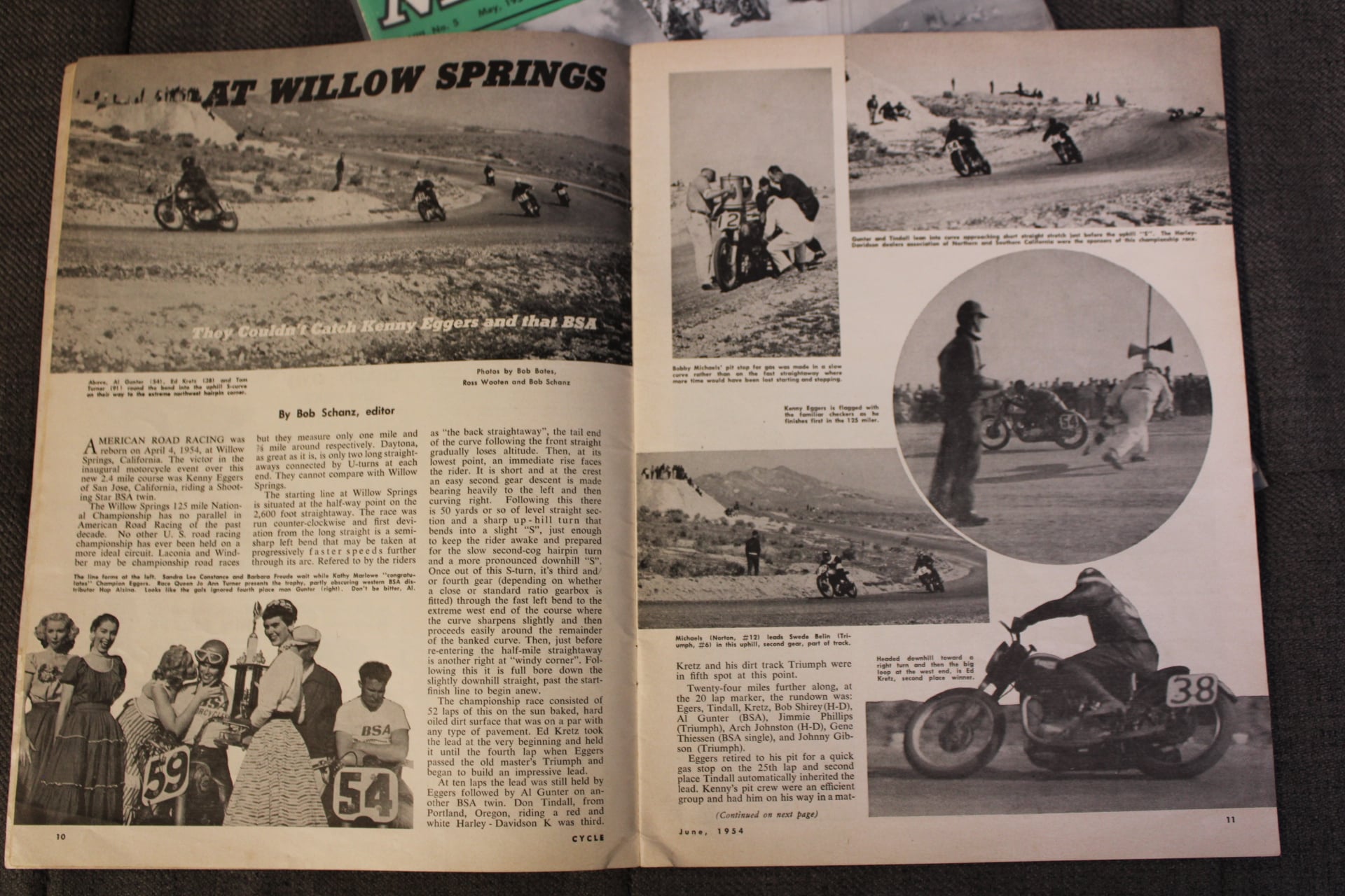 1954 BSA A7 Shooting Star Daytona Race Bike