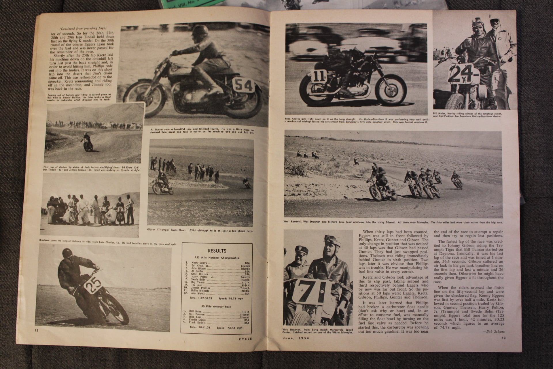 1954 BSA A7 Shooting Star Daytona Race Bike