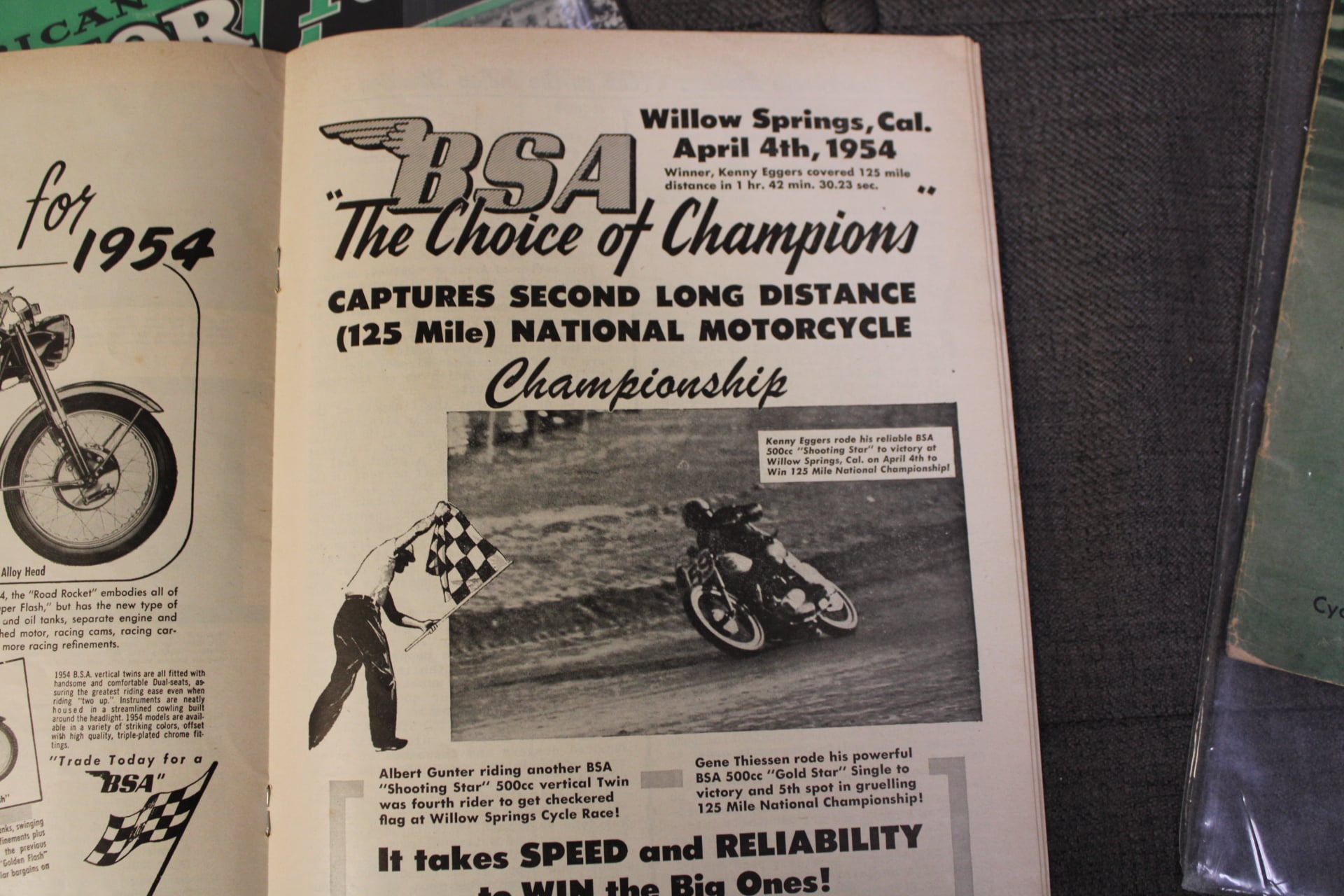 1954 BSA A7 Shooting Star Daytona Race Bike