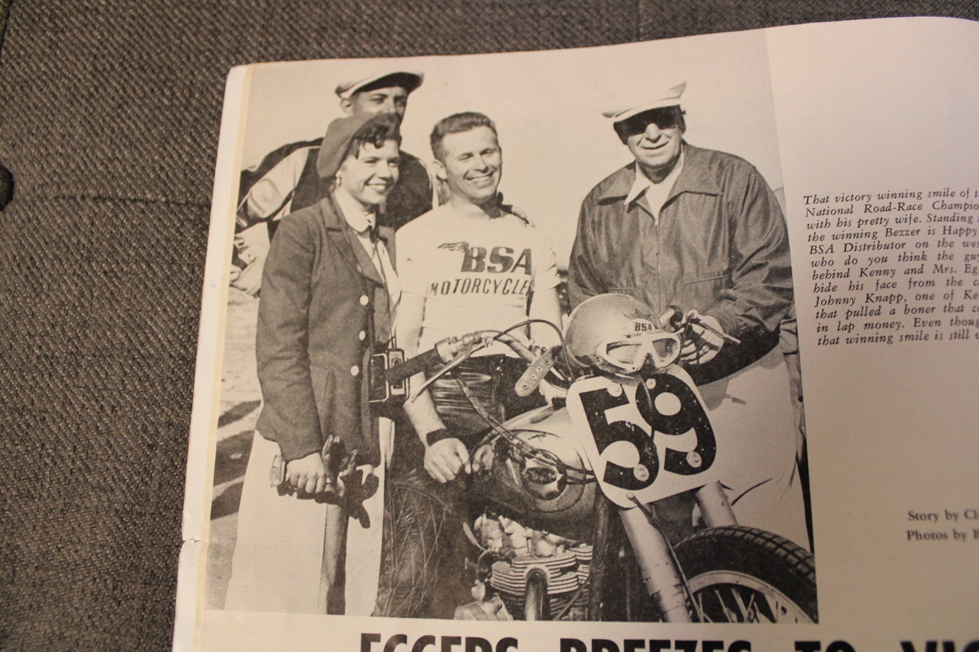 1954 BSA A7 Shooting Star Daytona Race Bike