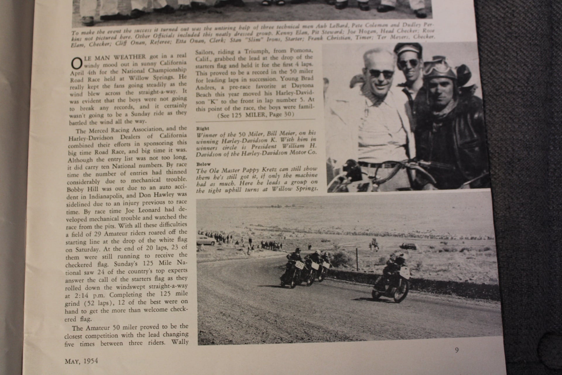 1954 BSA A7 Shooting Star Daytona Race Bike