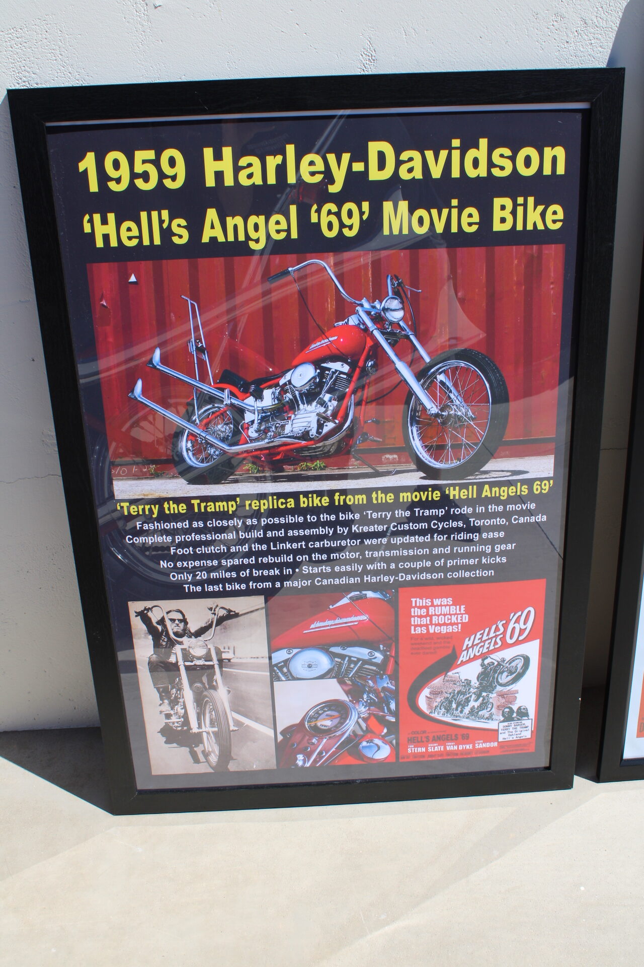 1959 Harley Davidson “Hells Angels 69” Movie Bike