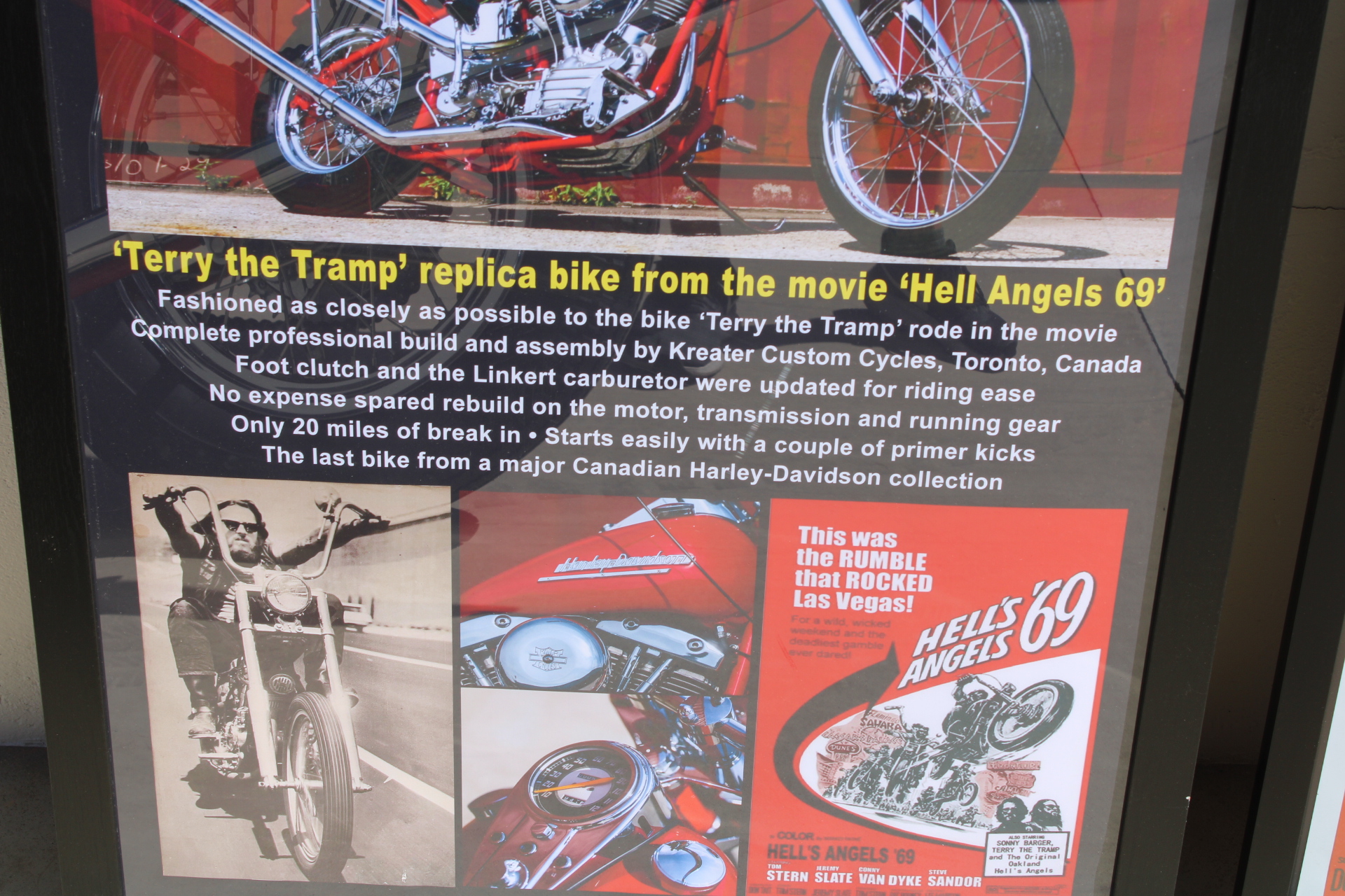 1959 Harley Davidson “Hells Angels 69” Movie Bike