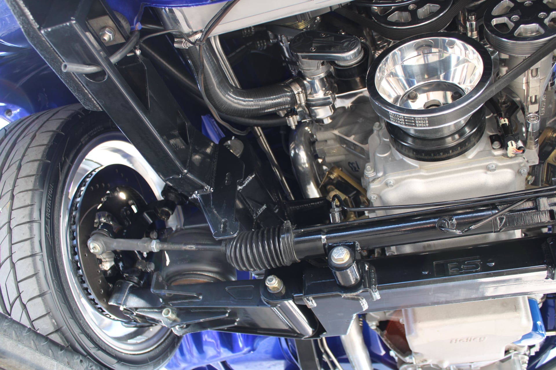 1962 Chevy Bel Air Bubbletop LS3 with Roadster Shop Chassis