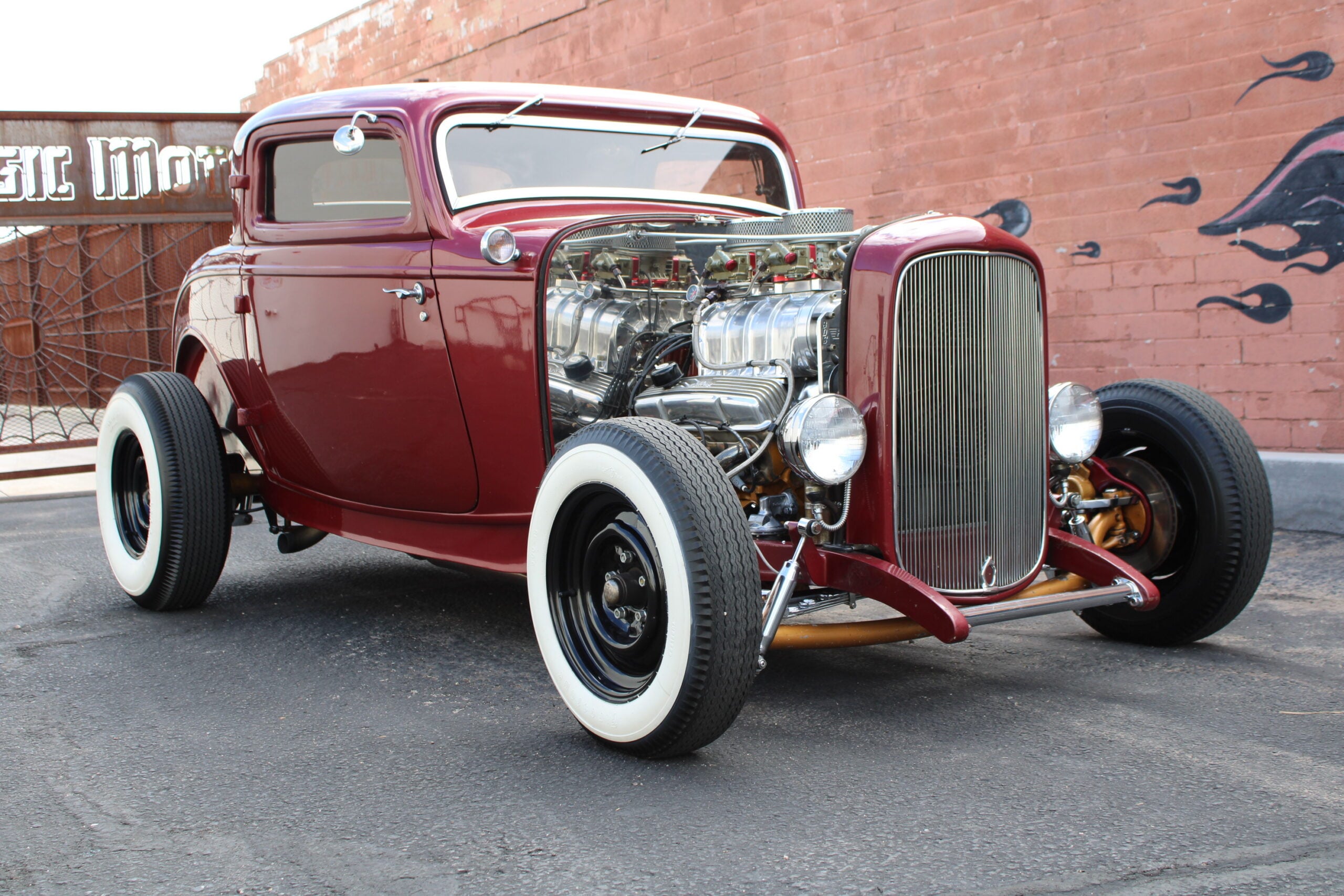 1932 Ford BLOWN Original Henry Steel 3 window Coupe