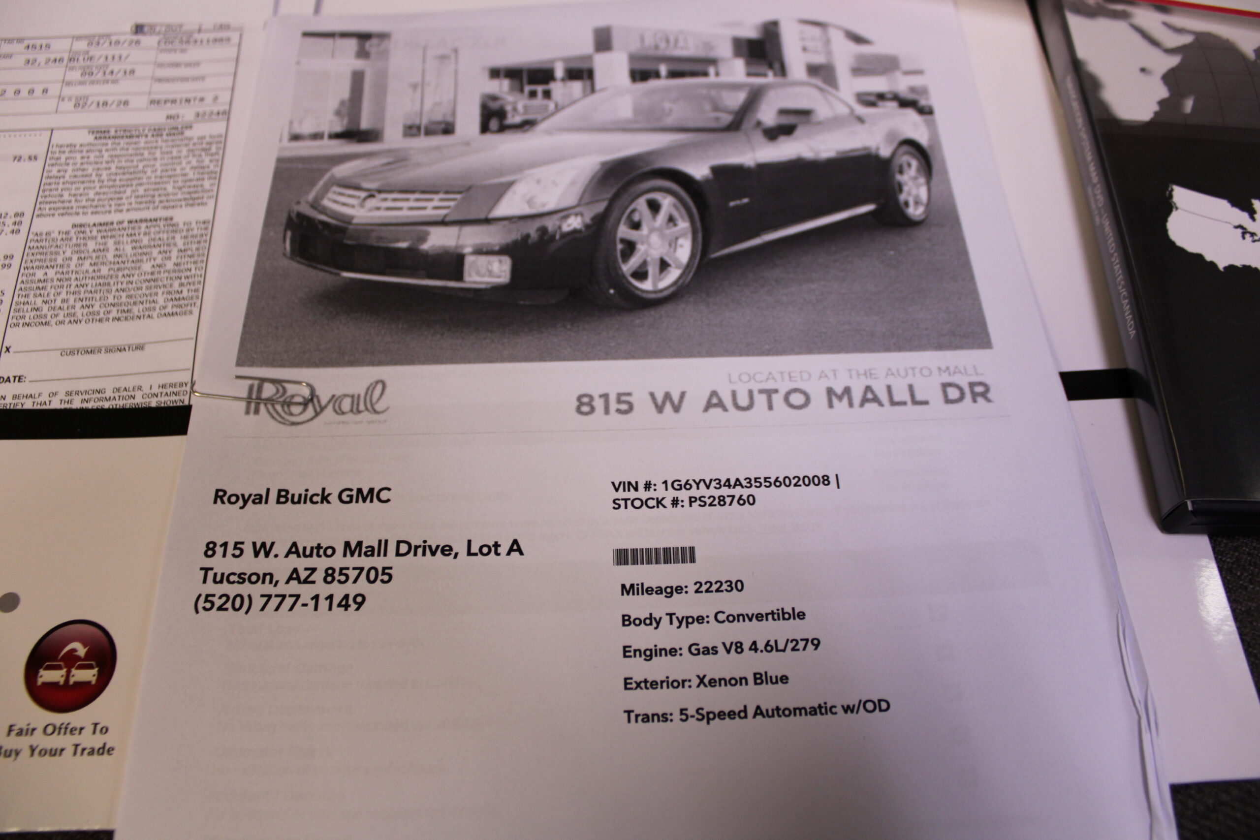 2005 Cadillac XLR with 32k Miles